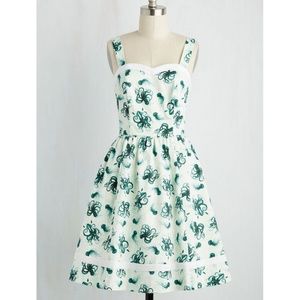 Alfresco Invitation Dress in Sea Creatures Sz L